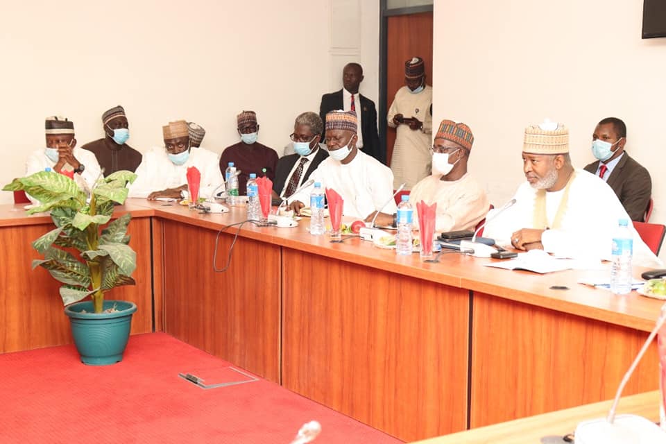 The Hon. Minister of Aviation, Sen Hadi Sirika was at the  National Assembly; Senate Committee on Aviation for an interactive session.